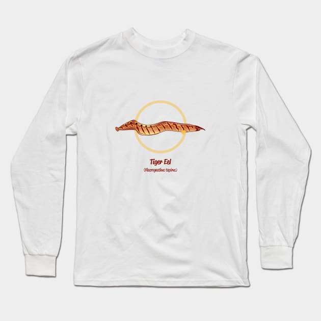 Tiger Eel Long Sleeve T-Shirt by Reefhorse